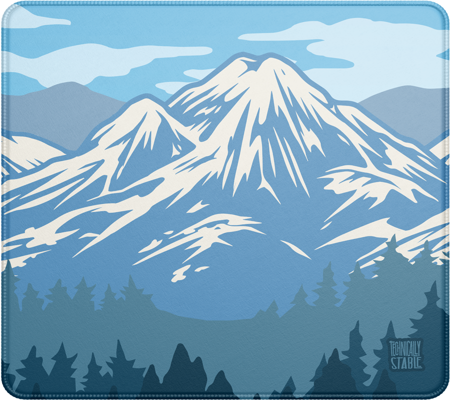 Forest Mountain Range