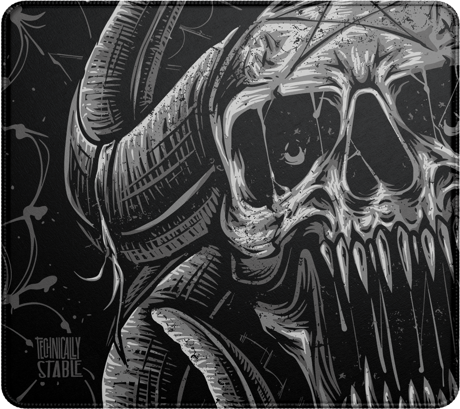 Demon Horned Skull