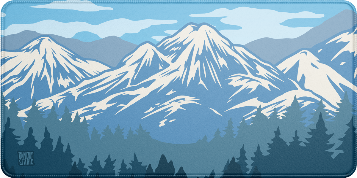 Forest Mountain Range