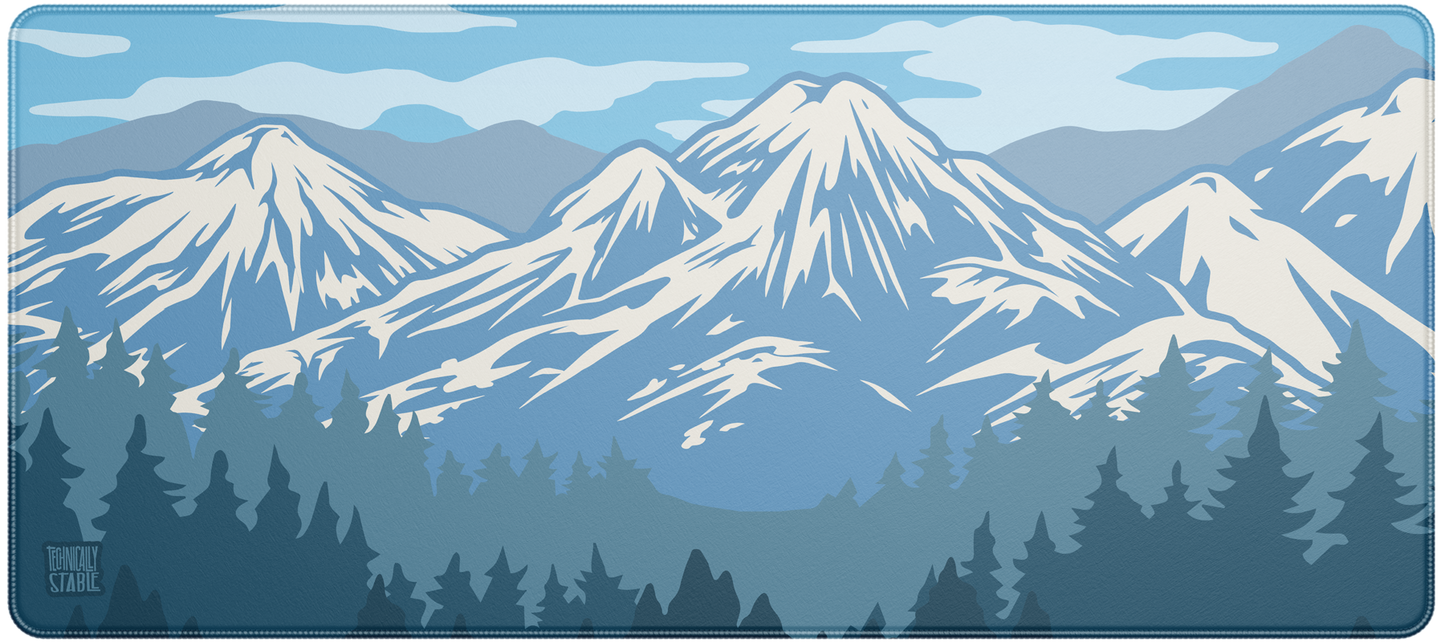 Forest Mountain Range