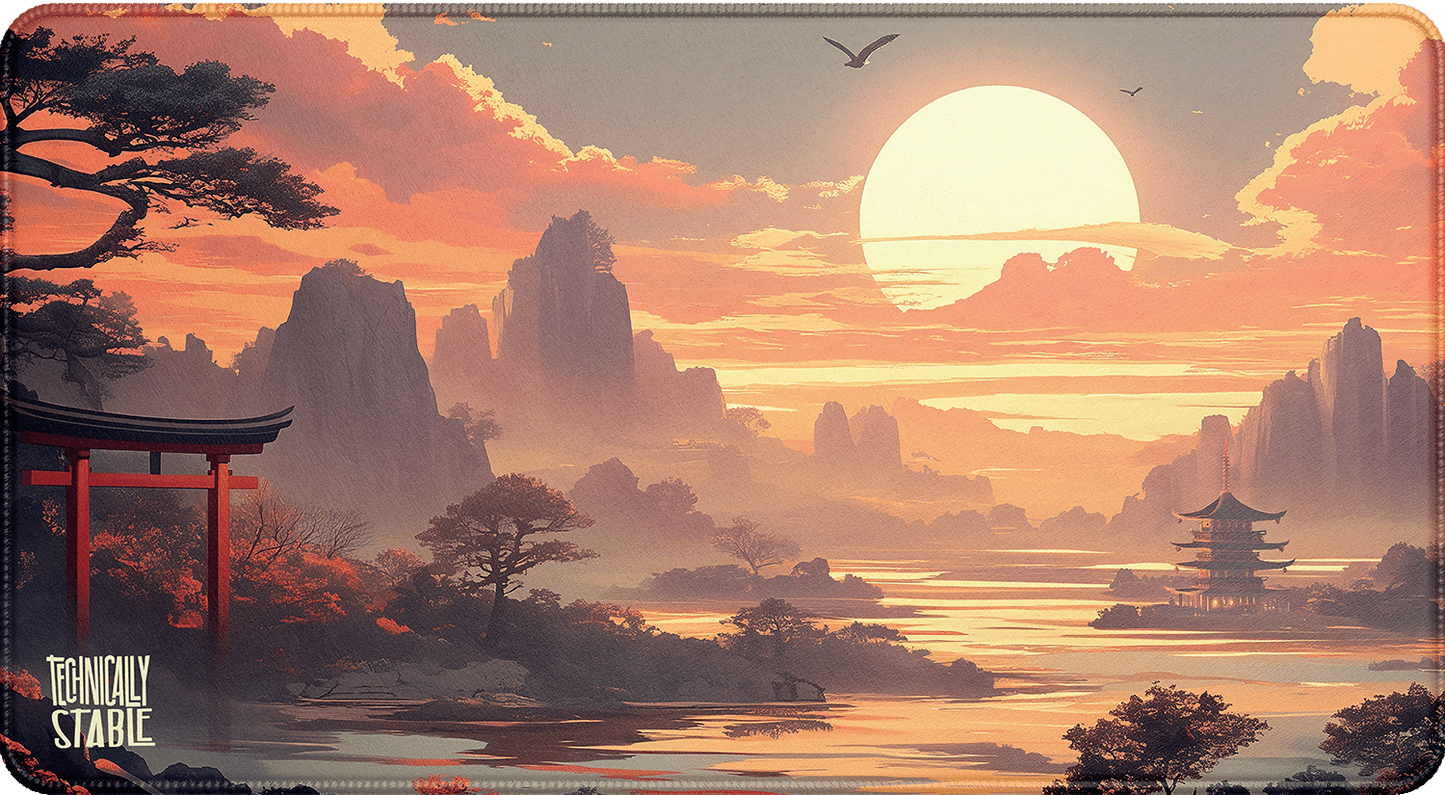 Japanese Sunset Playmat