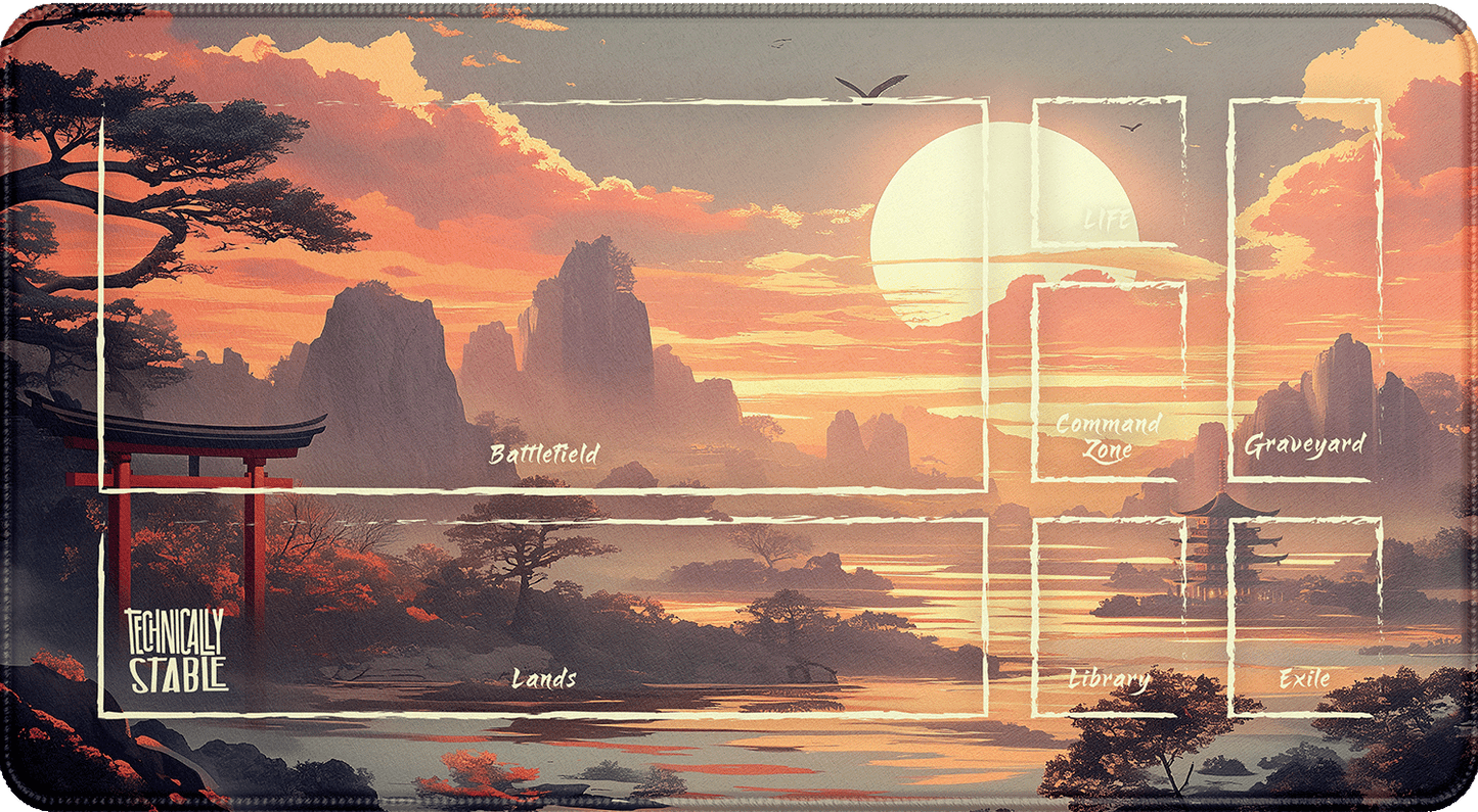 Japanese Sunset Playmat