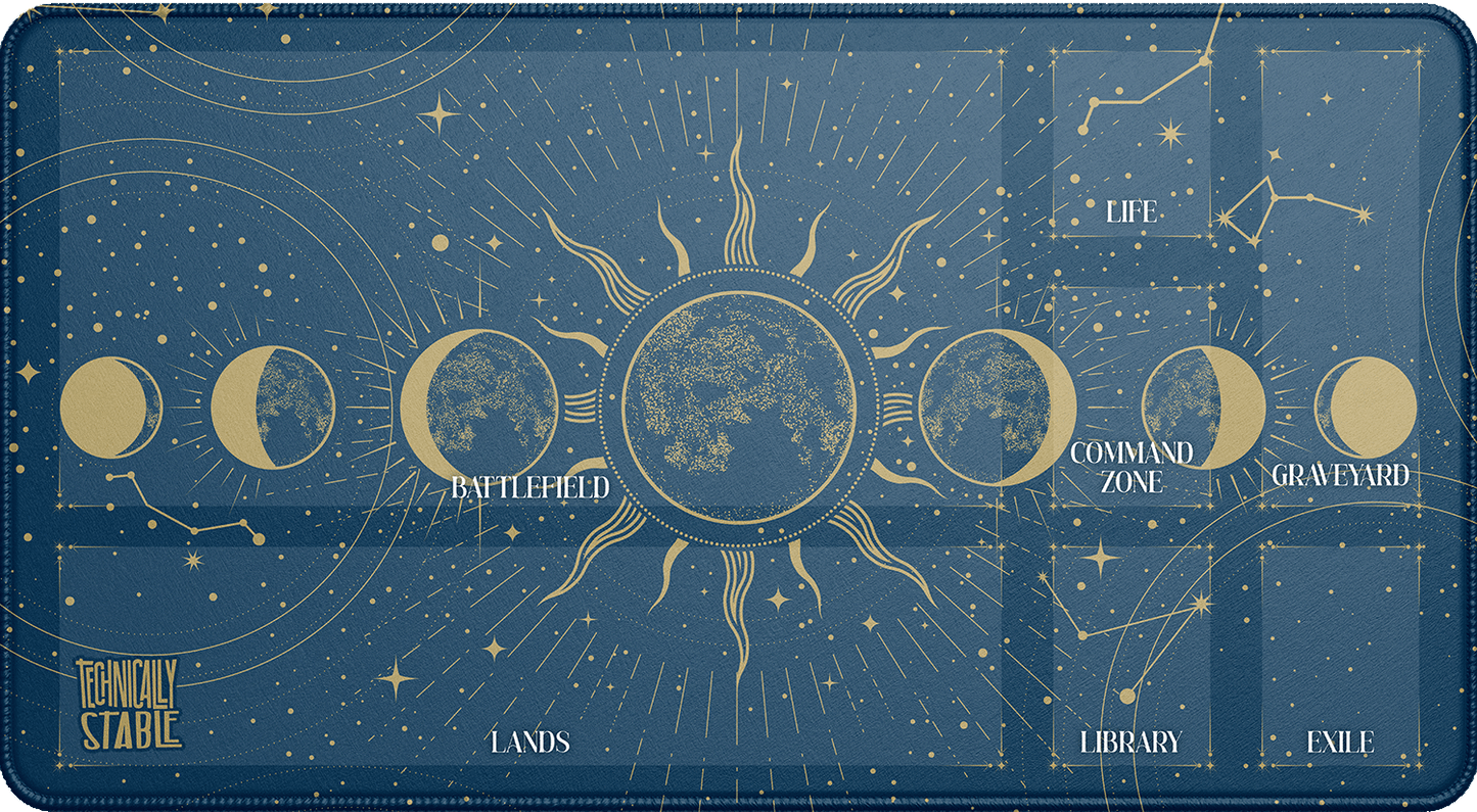 Moon Phases Playmat