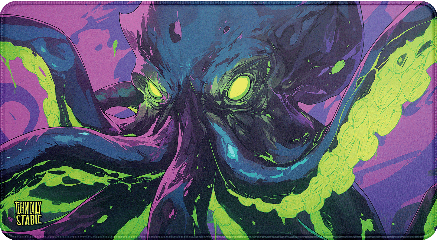 Neon Kraken Playmat