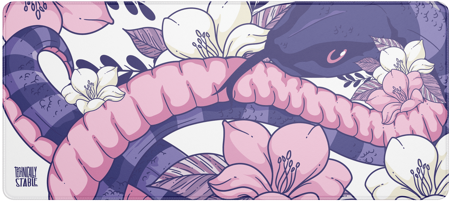 Snake and Flowers