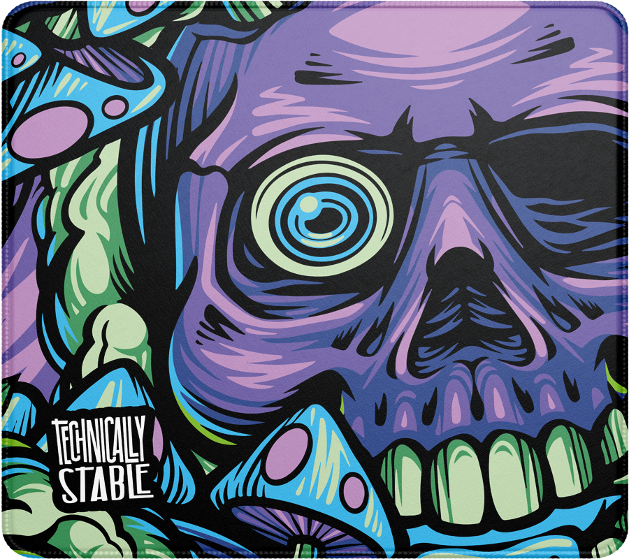 Purple Shroom Skull