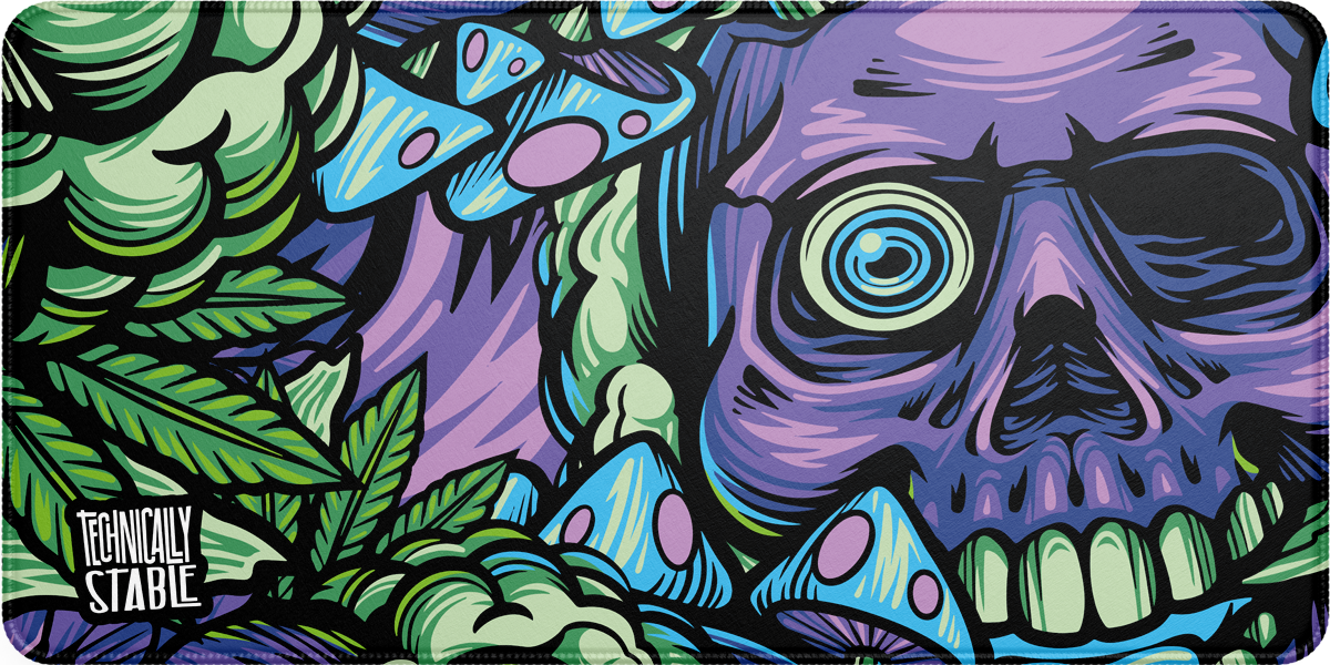 Purple Shroom Skull