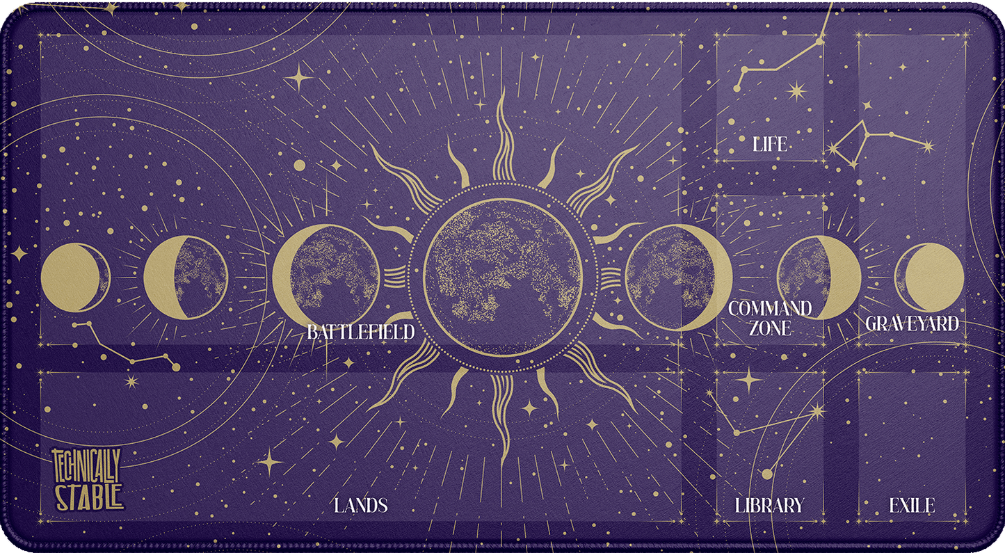 Moon Phases Playmat