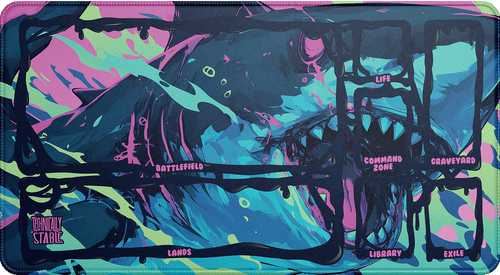 Neon Shark Playmat