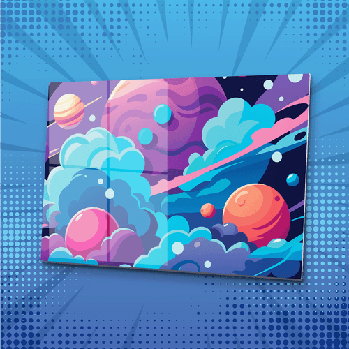 Outter Space Metal Poster