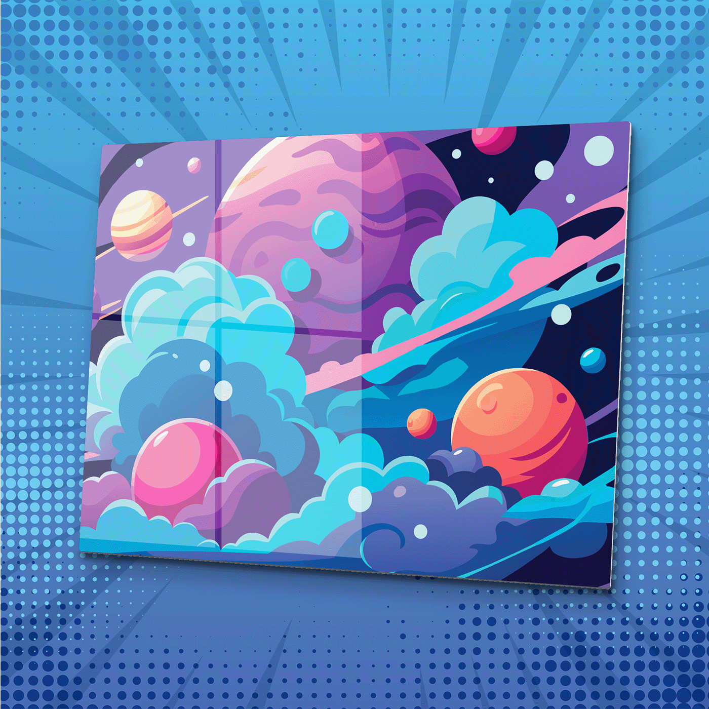 Outter Space Metal Poster