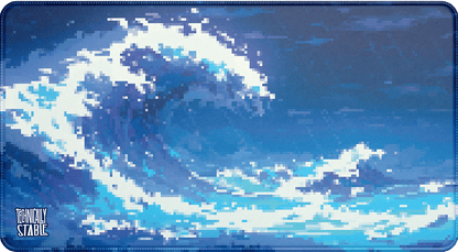 Pixel Waves Playmat