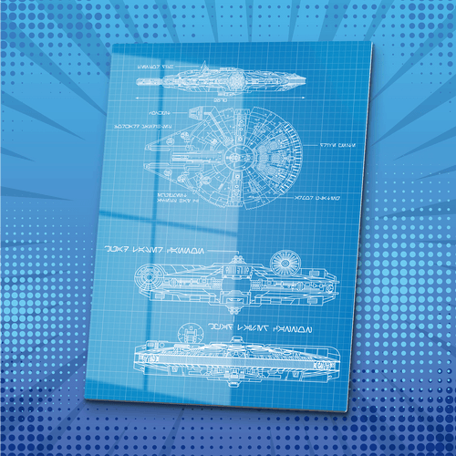 Smugglers Blueprint Metal Poster