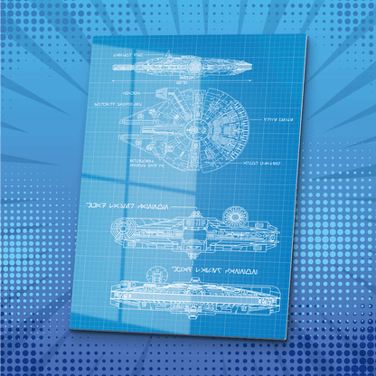 Smugglers Blueprint Metal Poster