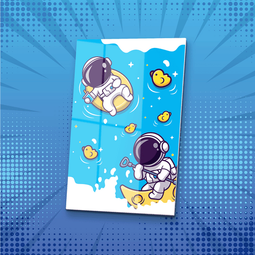 Space Duck Soup Metal Poster