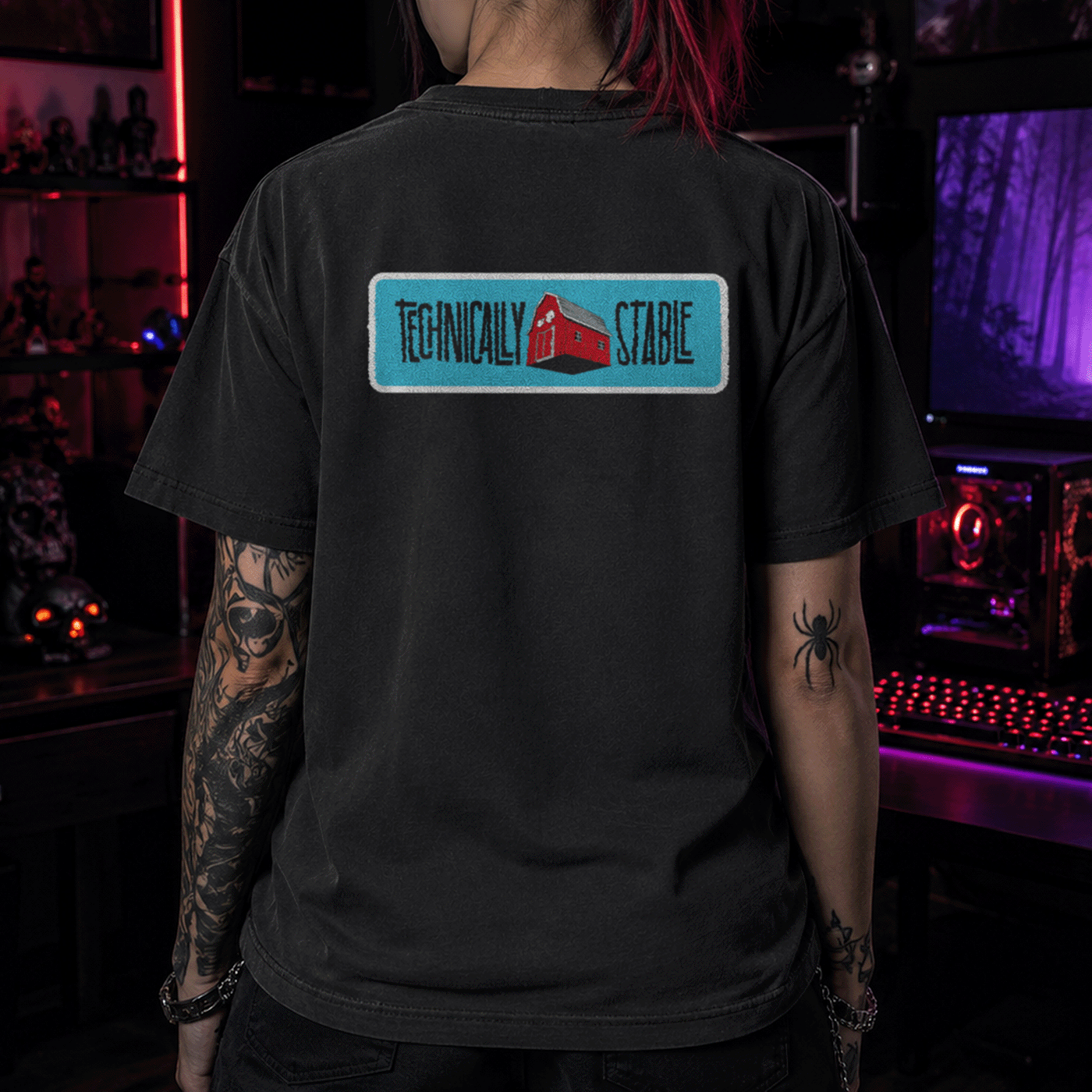 Stable Sticker T-Shirt