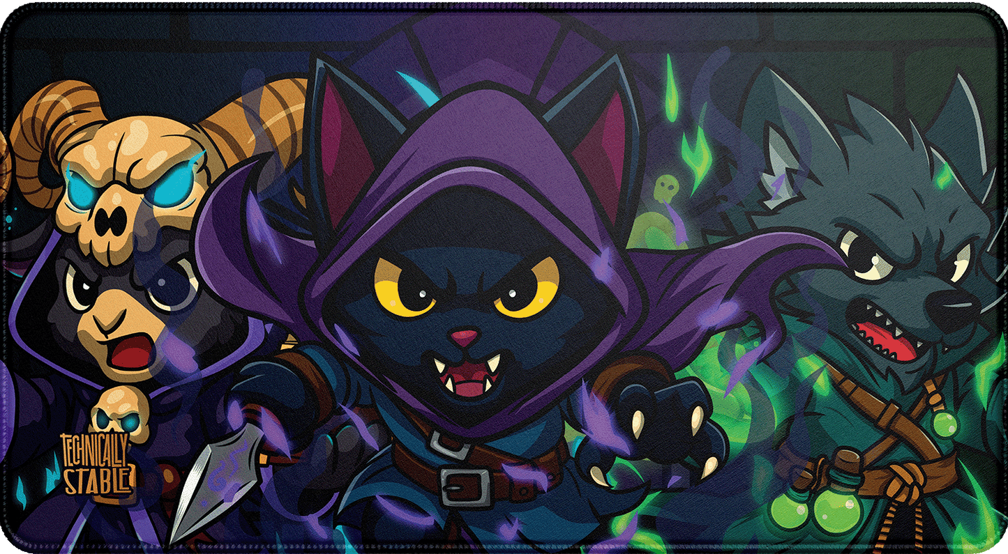 Triple Threat Playmat