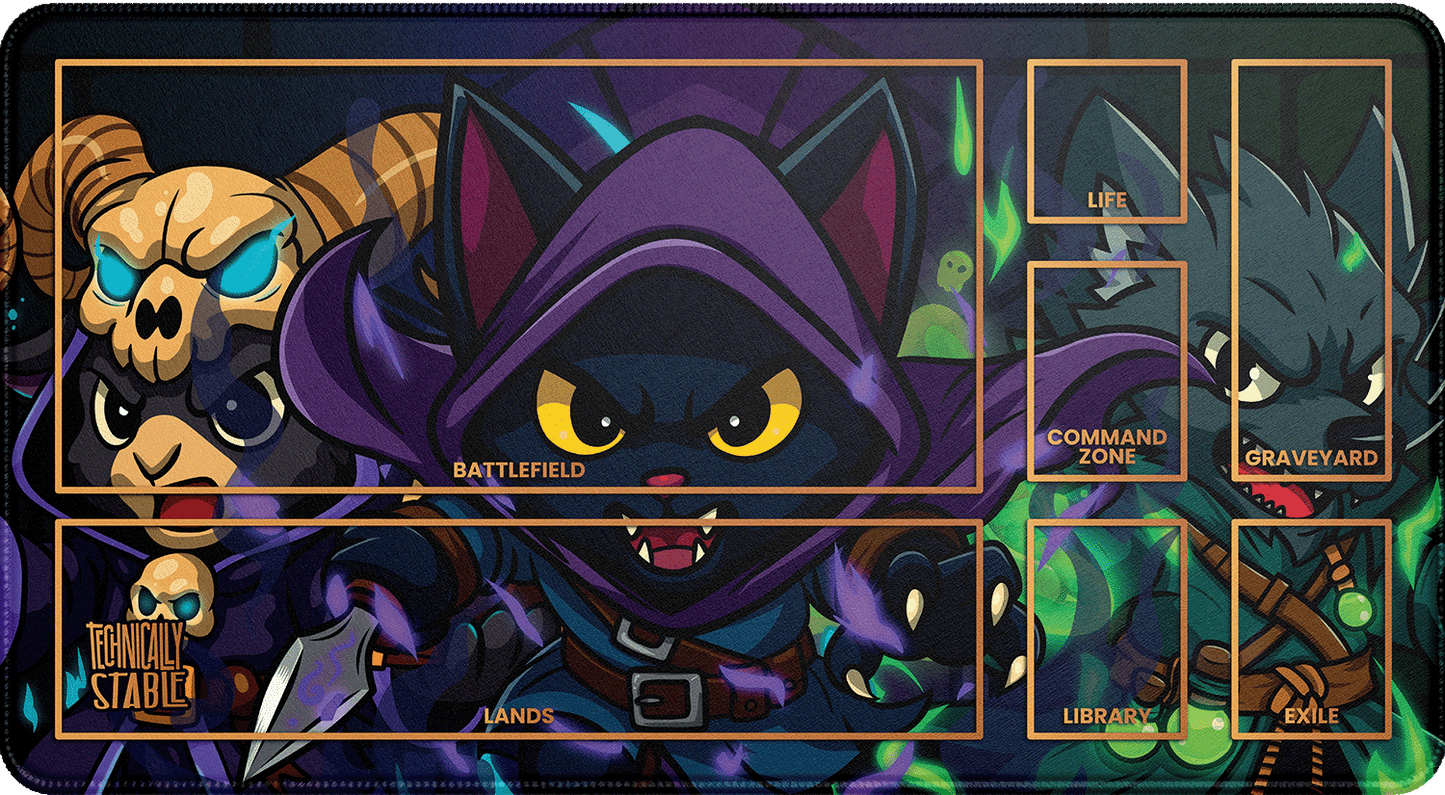 Triple Threat Playmat