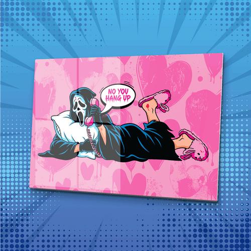 You Hang Up Metal Poster