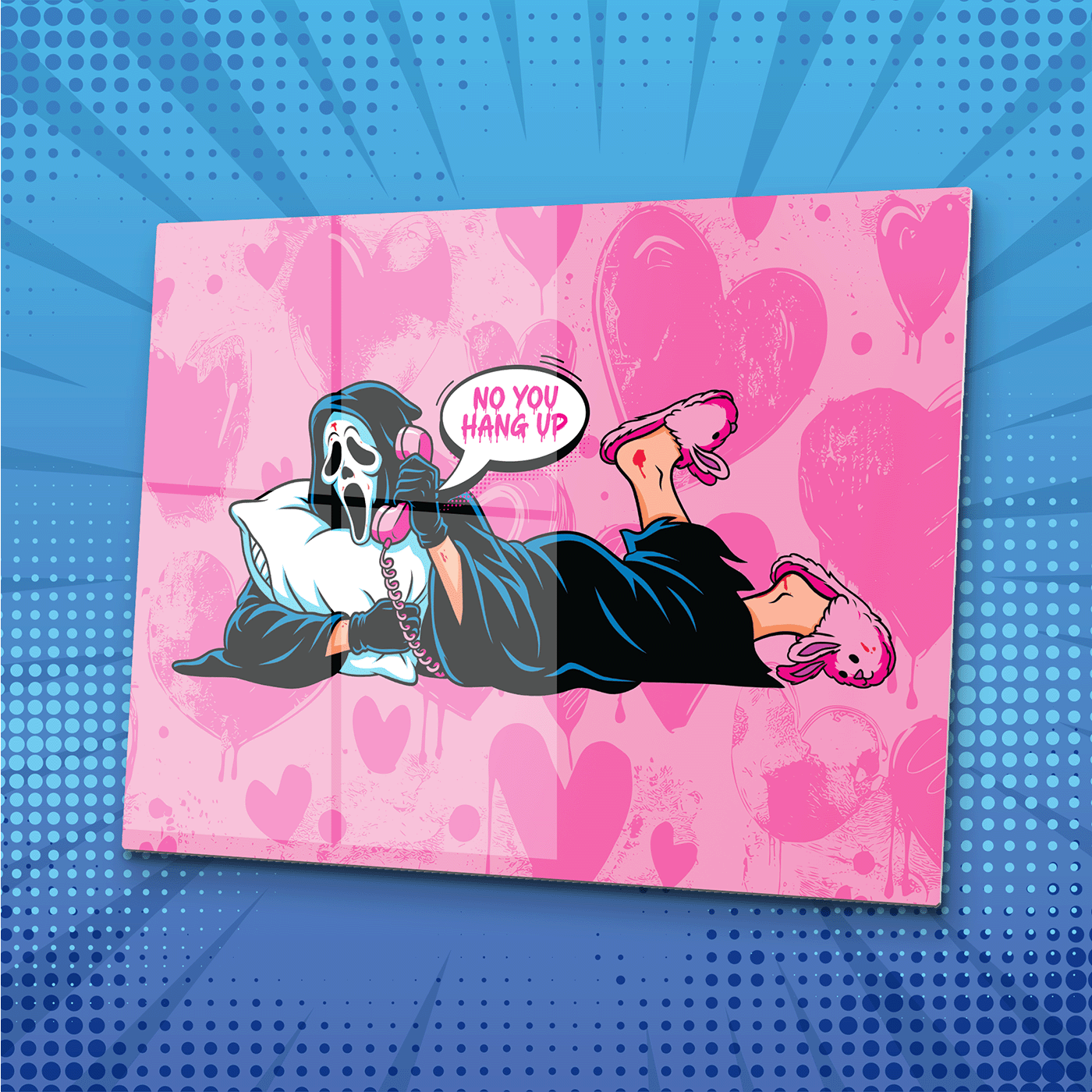 You Hang Up Metal Poster